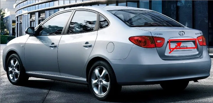 Liandlee для hyundai Avante/Elantra HD 2006~ 2010 автомобильный светильник для предотвращения столкновения сзади Предупреждение ющий светильник Haze дождь туман снег светильник s