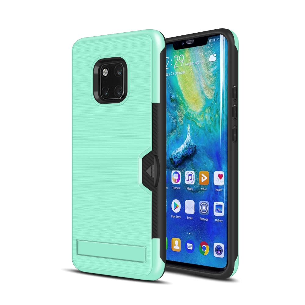 Для huawei P30 P30 PRO Чехол карты бумажник визитница слайд слот Держатель с кронштейном для HUWEI Коврики 20 маtе PRO 20