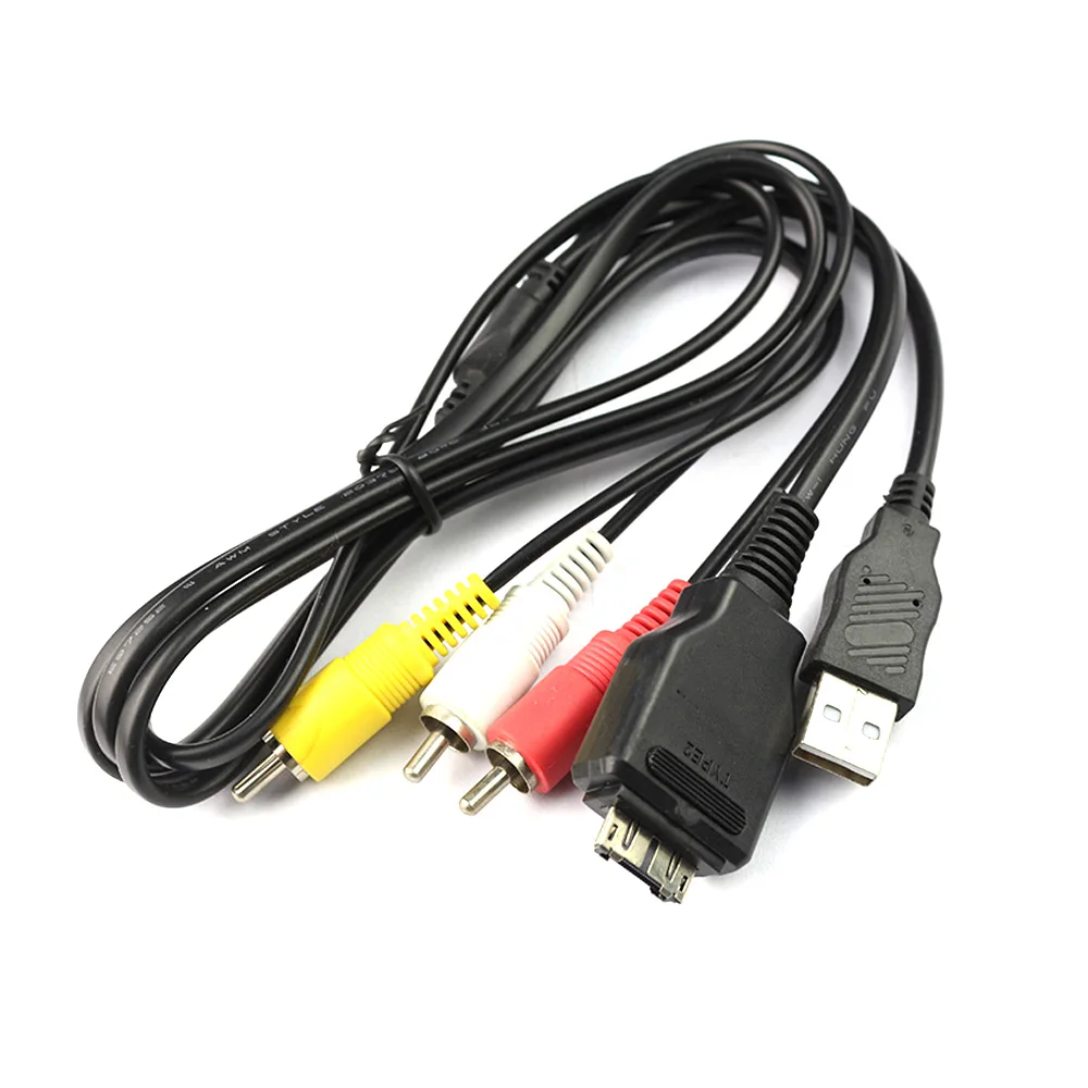 2in 1 USB синхронизация данных и AV ТВ Видео кабель Шнур для Sony VMC-MD2 Cyber-Shot DSC-T900/B T900/R T900/T