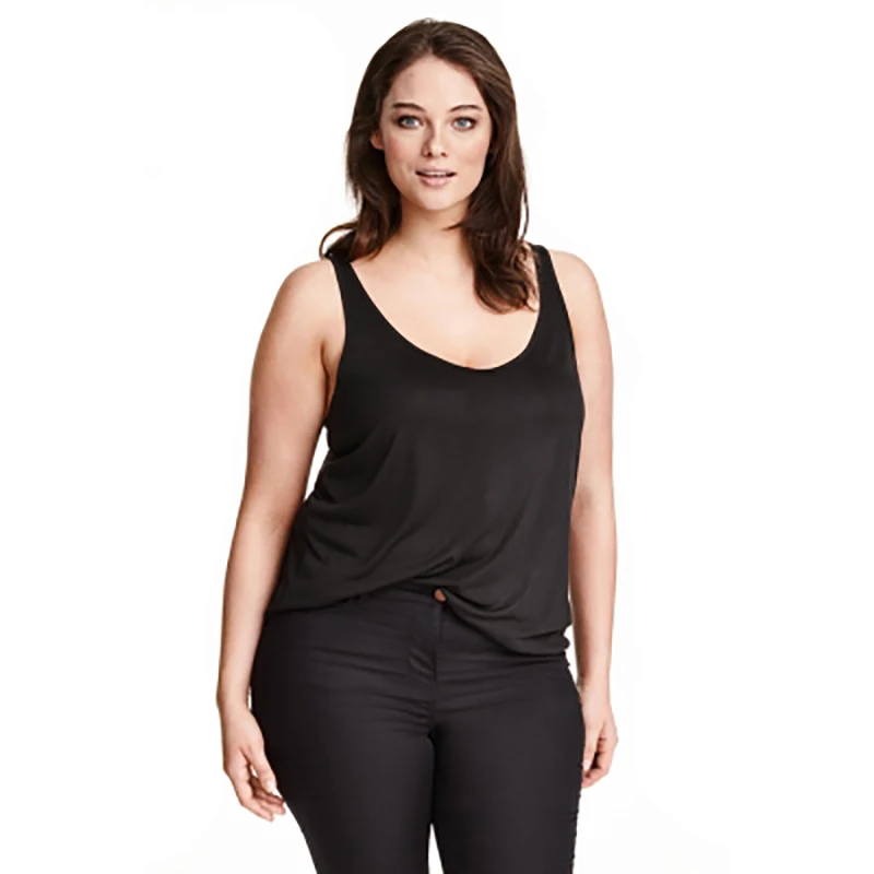 Классический Стиль майка Для женщин большой Размеры S 7XL 6XL 5XL Лето 2017 г. Элегантный