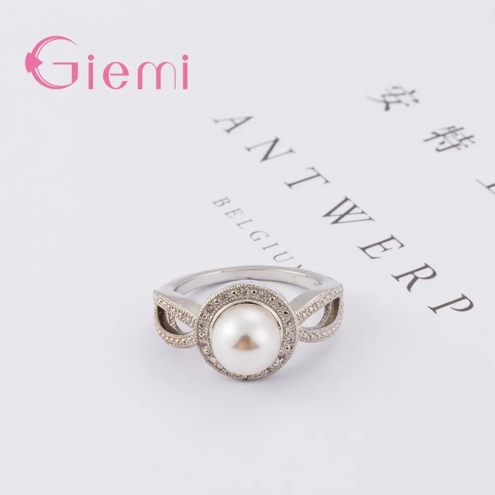 Женское составное кольцо с жемчугом из серебра 100% пробы | Украшения и аксессуары