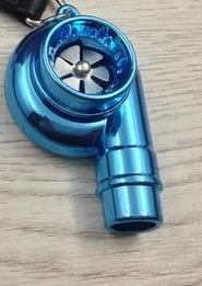Blue Высокое качество металлический автомобильный брелок в виде турбокомпрессора для Opel Fiat Chevrolet Volvo Renault peugeot тормозной диск NOS бутылка турбо брелок - Название цвета: Blue