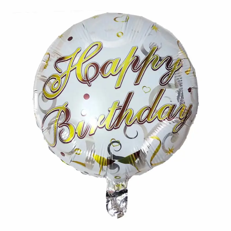 10pcs 33 Paterns 18-inch Round Foil Balloon Happy Birthday Inflatable Helium Balloons Party Decoration High Quality Toy | Дом и сад