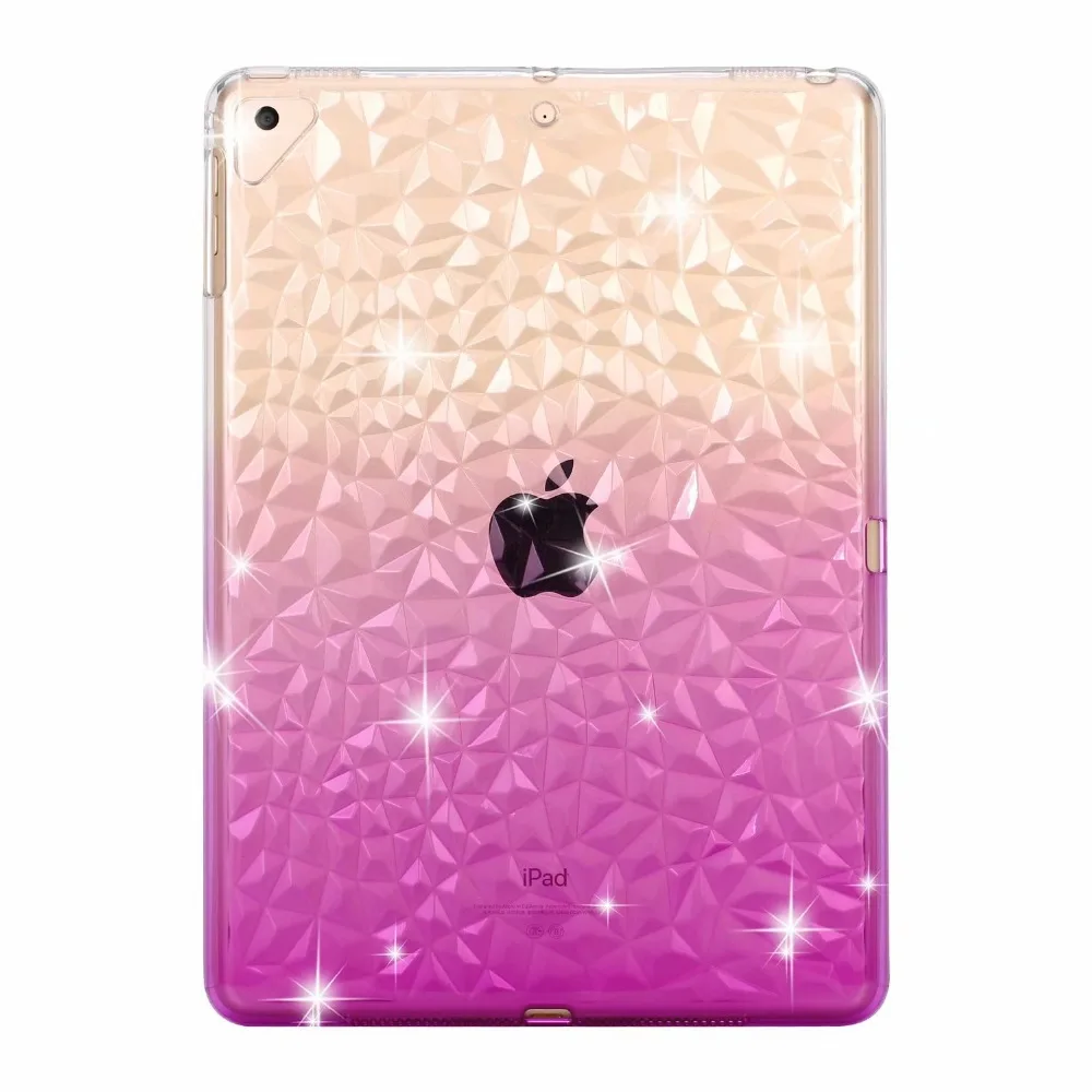 3D прозрачный мягкий Силиконовый ТПУ чехол для Apple IPad Mini 5 4 3 2 1 планшеты дети Безопасный задняя прозрачная крышка для IPad Mini 1 2 3 4 5