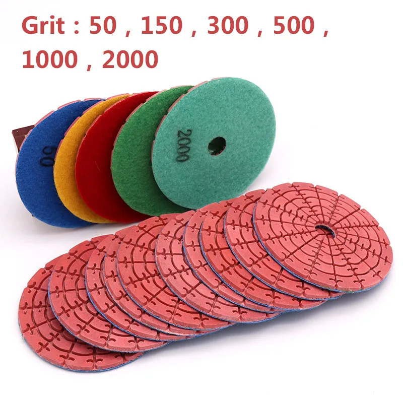 1 шт. размер: 4 дюйма с алмазными сухой полировки 100 мм шлифовальный полировщик