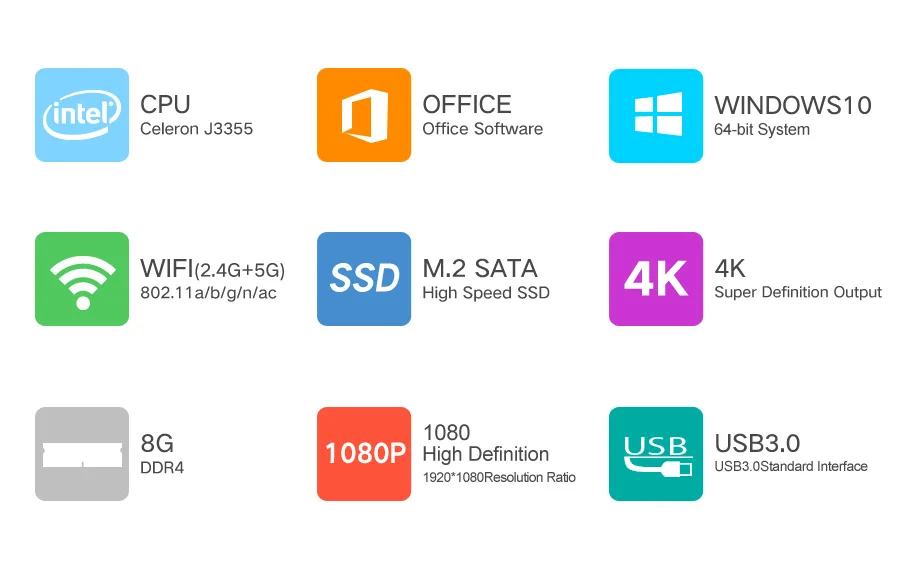 Ноутбук P14 14 дюймов 1920*1080 Intel Celeron J3355 двухъядерный ноутбук 8 ГБ ОЗУ 128 ГБ/256 ГБ/512 Гб ПЗУ Win10 HDMI Bluetooth компьютер