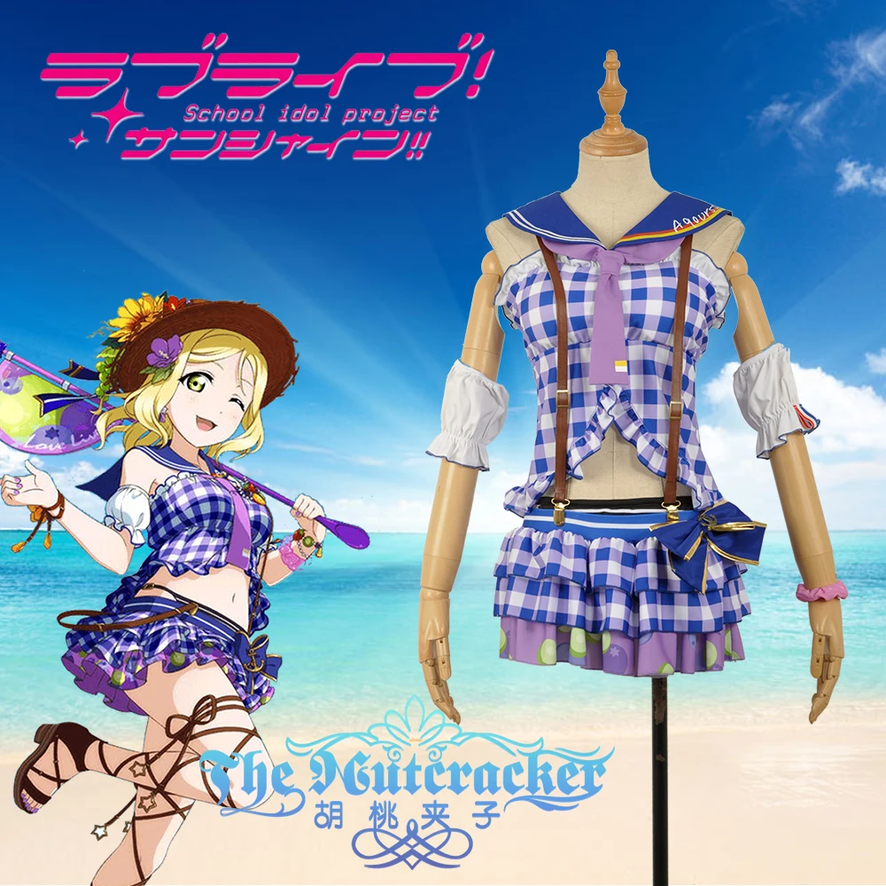 Мари охара Косплей Костюм на заказ сексуальное песчаное пляжное Пробуждение