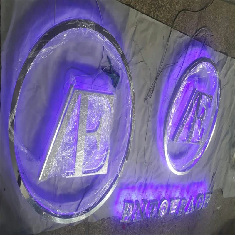 

Factory Outlet advertising back lit led channel letters