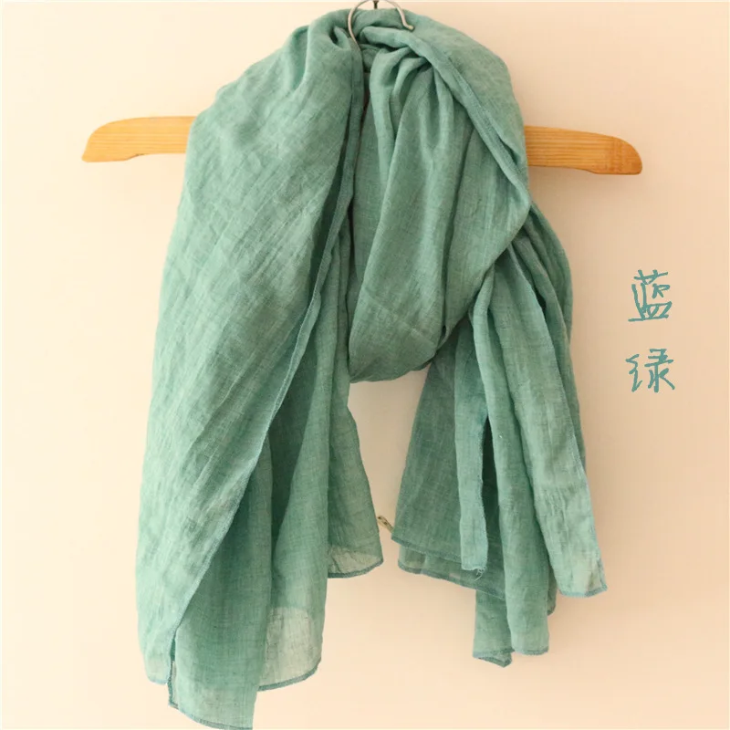 Осень/Зима 2016 новинка Женский однотонный Ретро Простой шарф Mori girl оригинальные