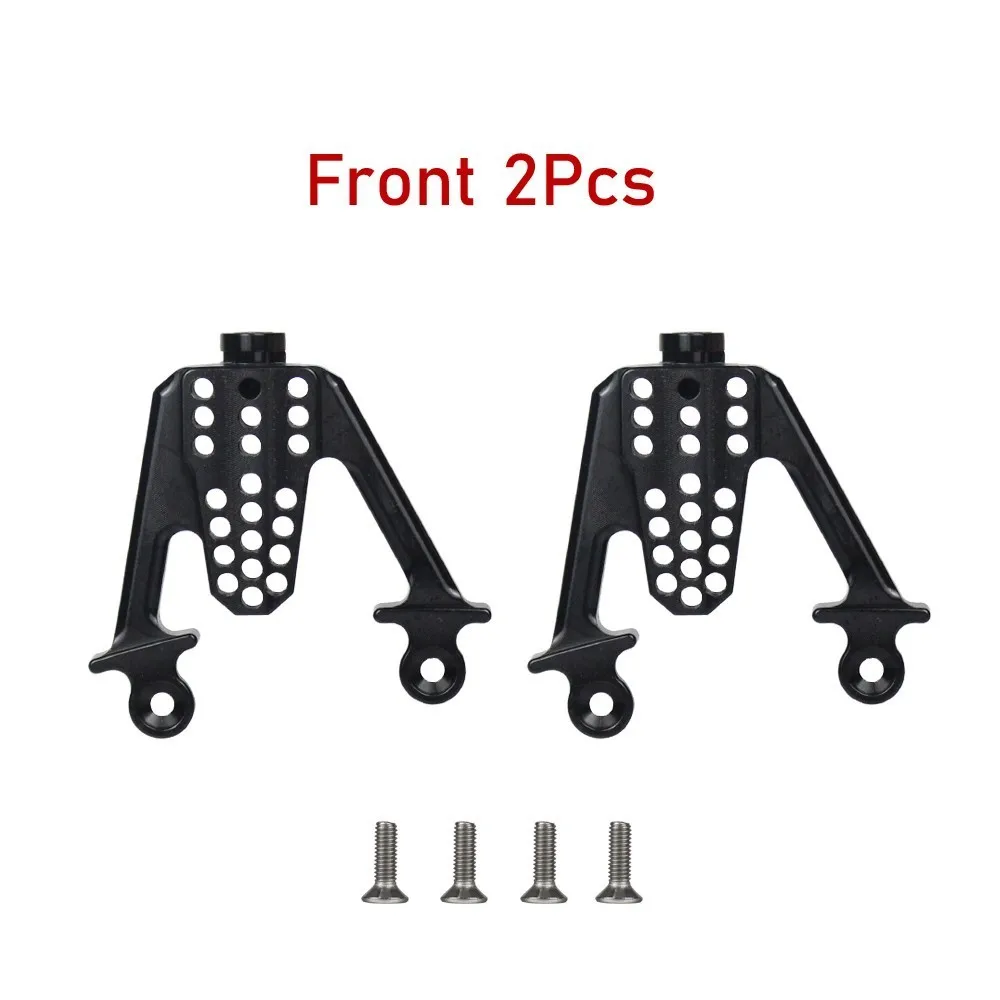 front 2 pcs MEREPACCOR Алюминиевый задний и передний амортизатор комплект подъемного демпфера башенного крепления обручи амортизаторы для 1/10 радиоуправляемая модель axial SCX10 автозапчасти - Цвет: front 2 pcs