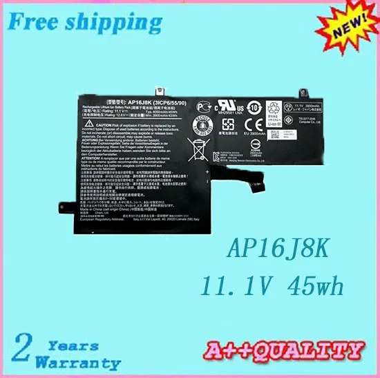 Аккумулятор для ноутбука Acer AP16J8K C731 11 1 В 45 Вт/ч|Аккумуляторы ноутбуков| |