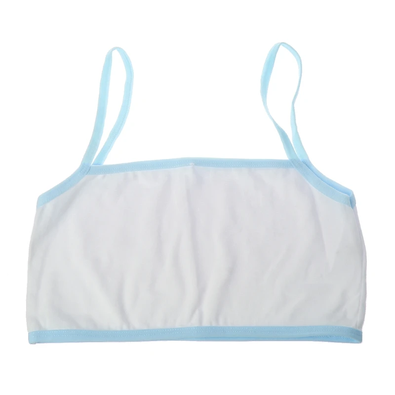 Нижнее белье для подростков; хлопковый спортивный бюстгальтер для девочек-подростков