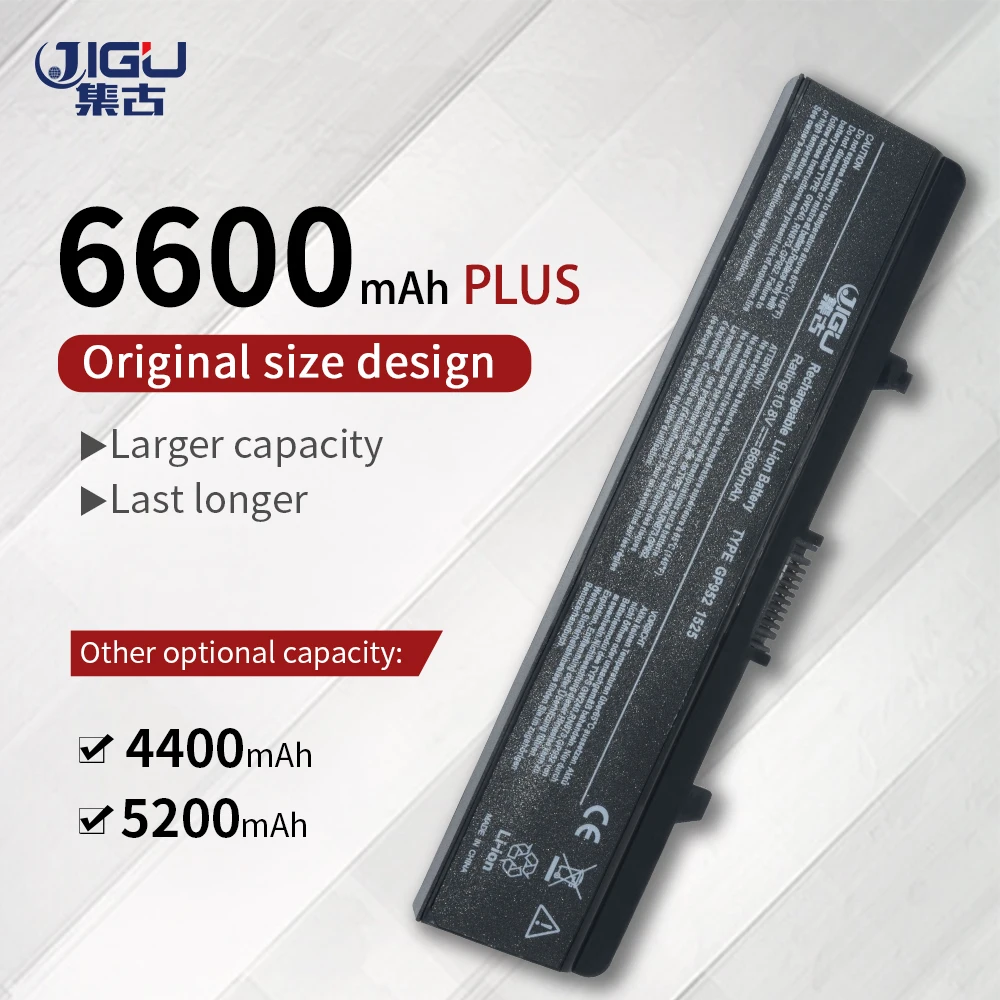 

JIGU Replacement Laptop Battery For Dell Inspiron 1525 1526 1545 1440 1750 312-0625 C601H D608H GW240 XR693 M911G GP952