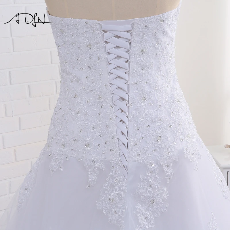 Свадебное платье Русалка ADLN размера плюс белая/слоновая кость милая Тюлевая