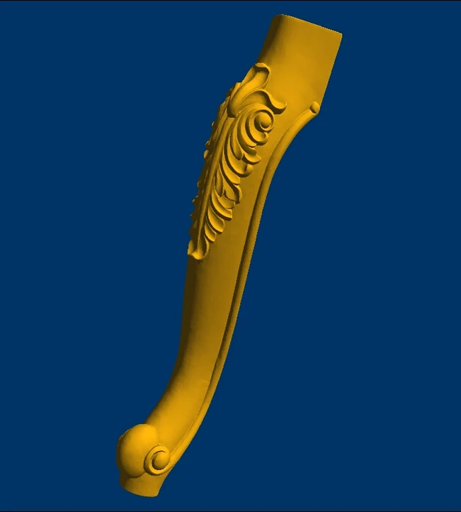 

3D model STL long table legs relief STL format CNC Furniture Leg 99