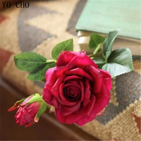 yo cho diy bridal artificial flower heads rose peony home decoration accessories creative wedding artificial flowers silk flower