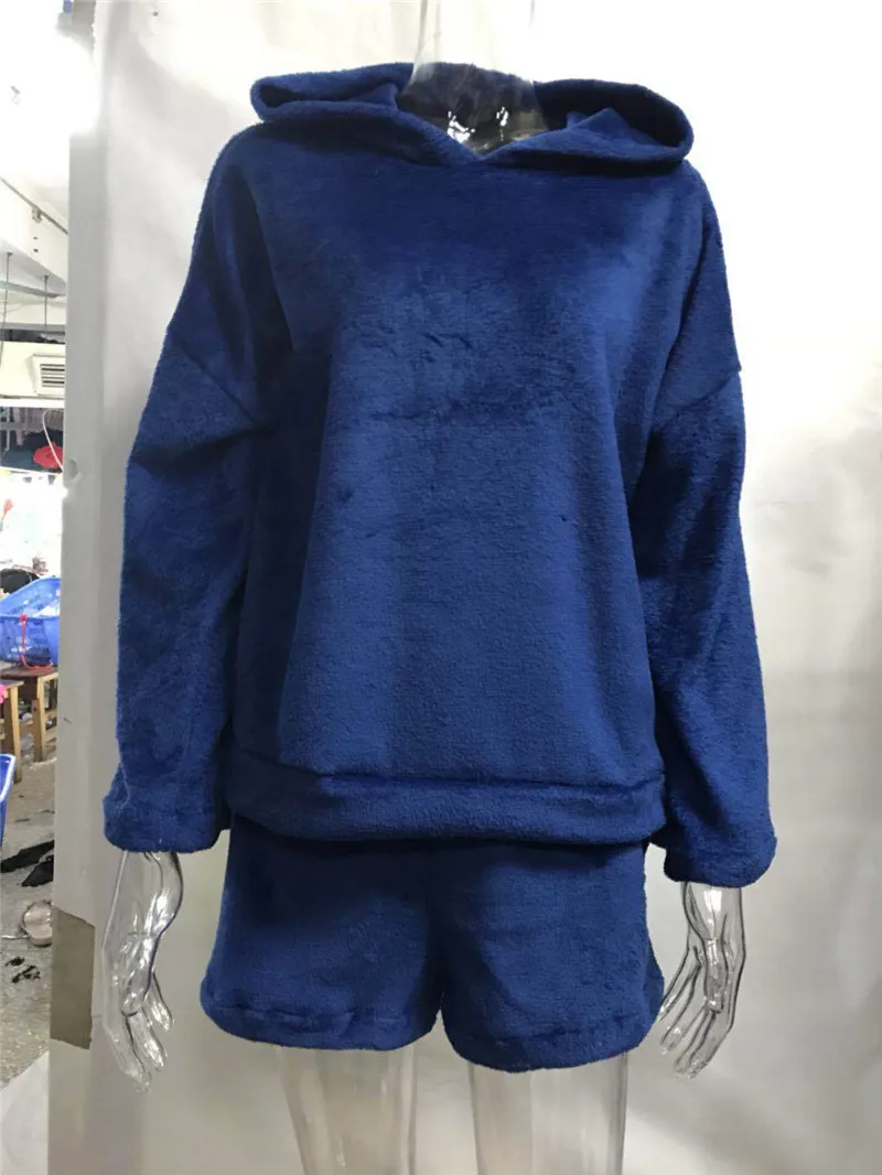 Плюс размер 4XL 5XL женский пижамный комплект весенний Пижамный костюм Меховые пиджаки короткие штаны сохраняющие тепло ночное белье домашняя одежда белье Ночное белье кошка