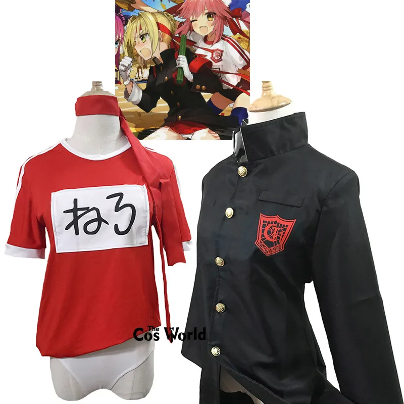 

Fate EXTRA CCC Saber Nero Claudius Caesar Augustus Germanicus Gym Suit Sports Wear Coat Tops Underwear Uniform Cosplay Costumes