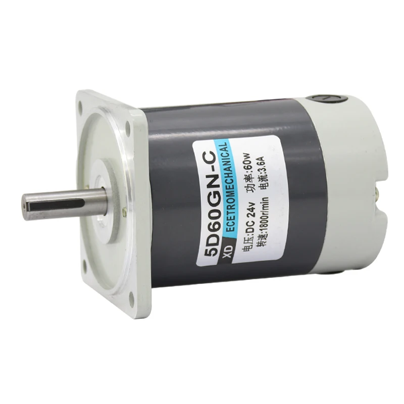60 Вт DC мотор 12V24V Миниатюрный Высокоскоростной маленький регулировка скорости