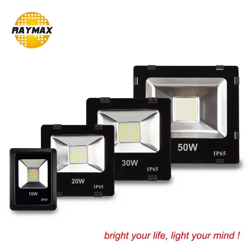 

220V LED FloodLight 10W 30W 50W 100W Reflector LED Flood Light Waterproof IP65 Spotlight Wall Outdoor Lighting Warm Cold White