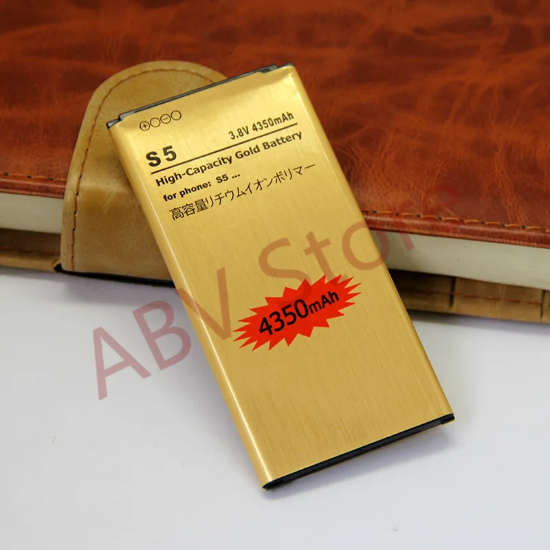 10 шт./лот высокое Ёмкость Золото Замена Батарея EB-BG900BBC EB-BG900BBE для Galaxy S5 i9600 G9008V G9009D