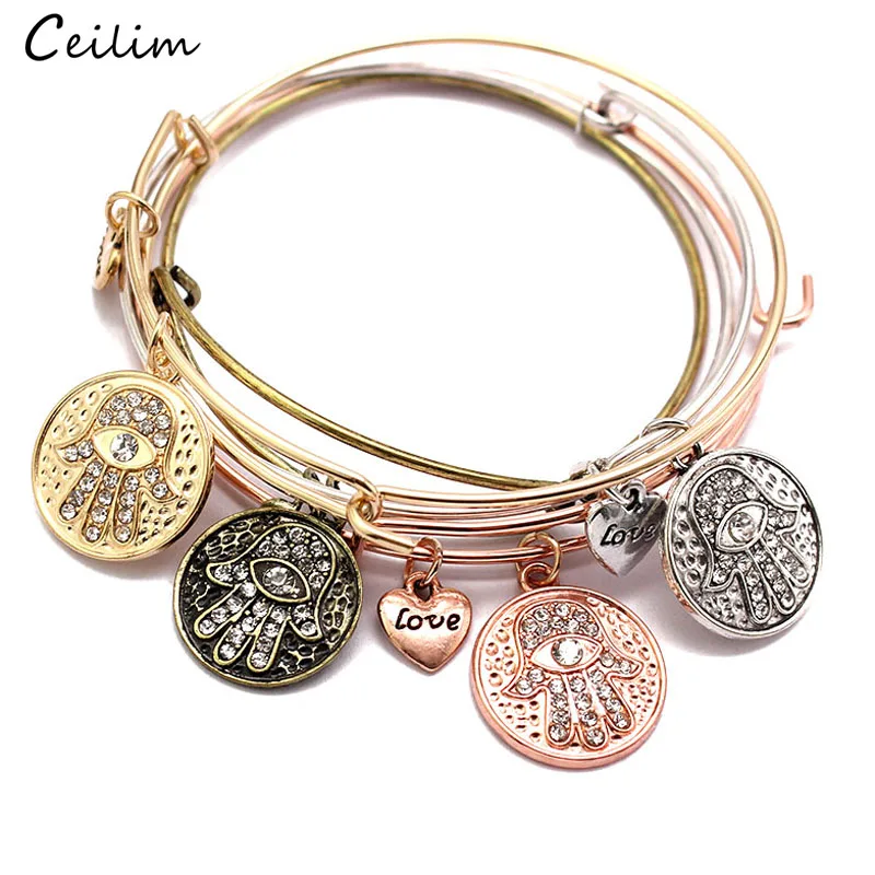 Женский винтажный браслет с кристаллами регулируемая бижутерия|bracelets for women love|wire