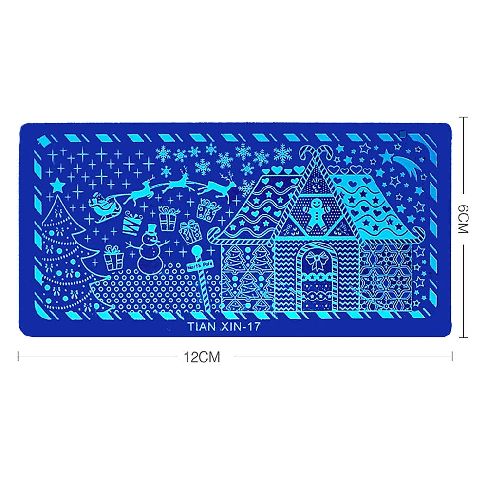 1 шт. трафарет для дизайна ногтей Коралловая рыба осьминог|stamp stencil|art stamping platenail art