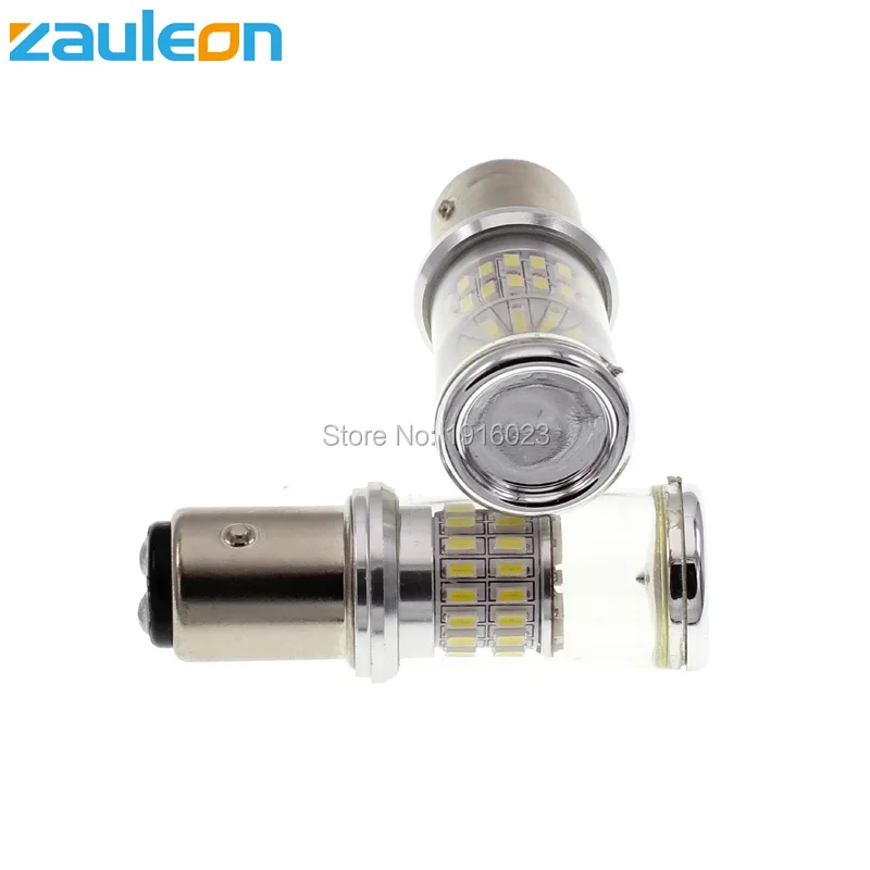 Zauleon 2 шт. 1157 P21/5 Вт Светодиодный светильник высокой мощности BAY15D Белый DRL задний