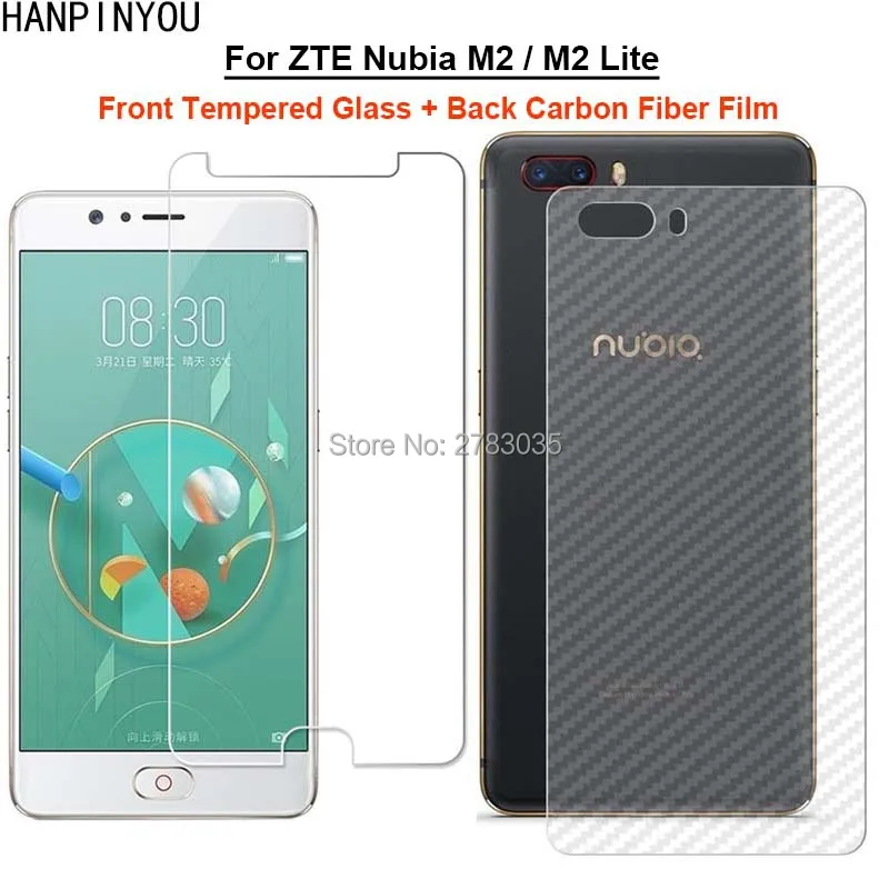 1 комплект = мягкая задняя пленка из углеродного волокна для ZTE Nubia M2 / Lite +