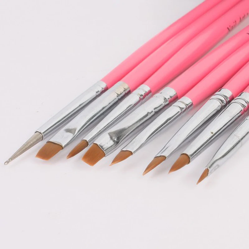 8 шт./компл. гель щетка для ногтей кисть дизайна с градиентом нанесения лака|Кисти