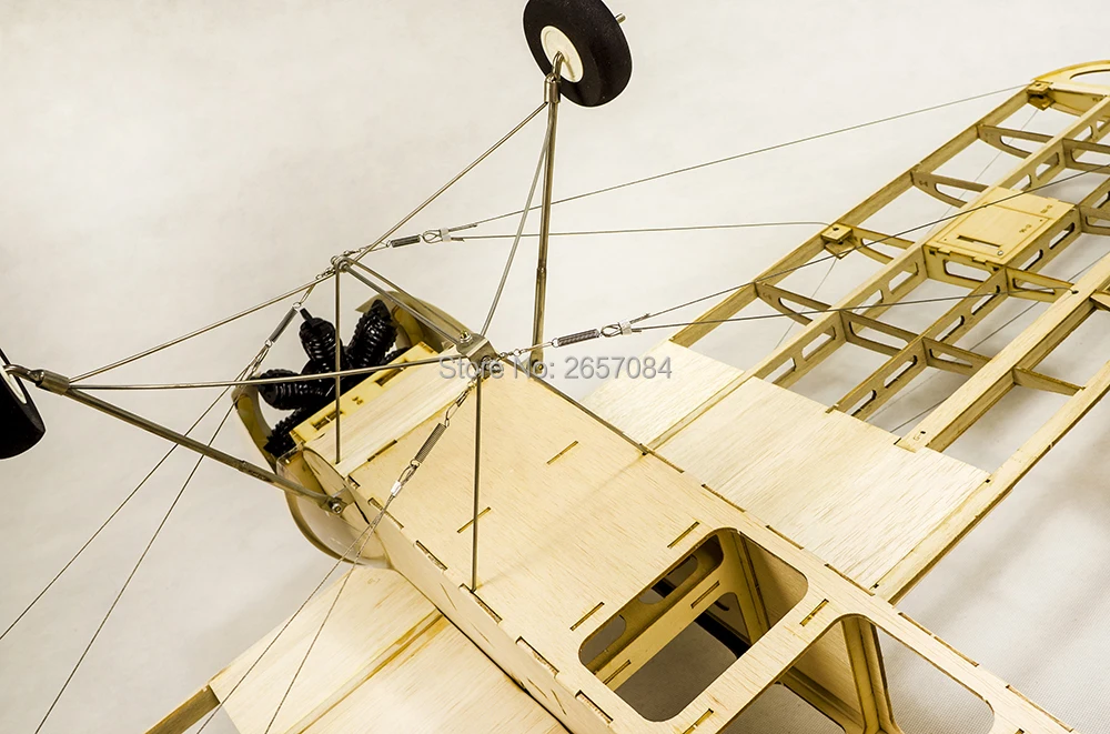 Balsawood модель самолета лазерная резка масштаб Fokker E. III Eindecker WW1 истребитель лазерная резка набор из пробкового дерева 1520 мм(6") строительный комплект дерево