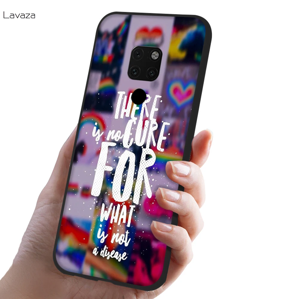 Lavaza Love Is LGBT Rainbow Heart Soft Phone Case for Huawei Mate 10 20 P10 P20 P30 Lite Pro P Smart 2019 TPU Cover | Мобильные