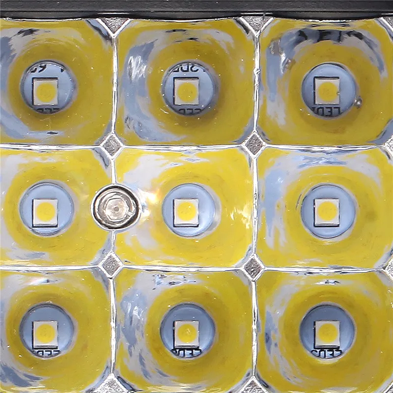 

10 Pcs ECAHAYAKU 5" Tri-row Led Light Bar 3 Rows High Intensity 54W Spot Beam Led Bar Light Driving Lights for Offroad UTE Motor