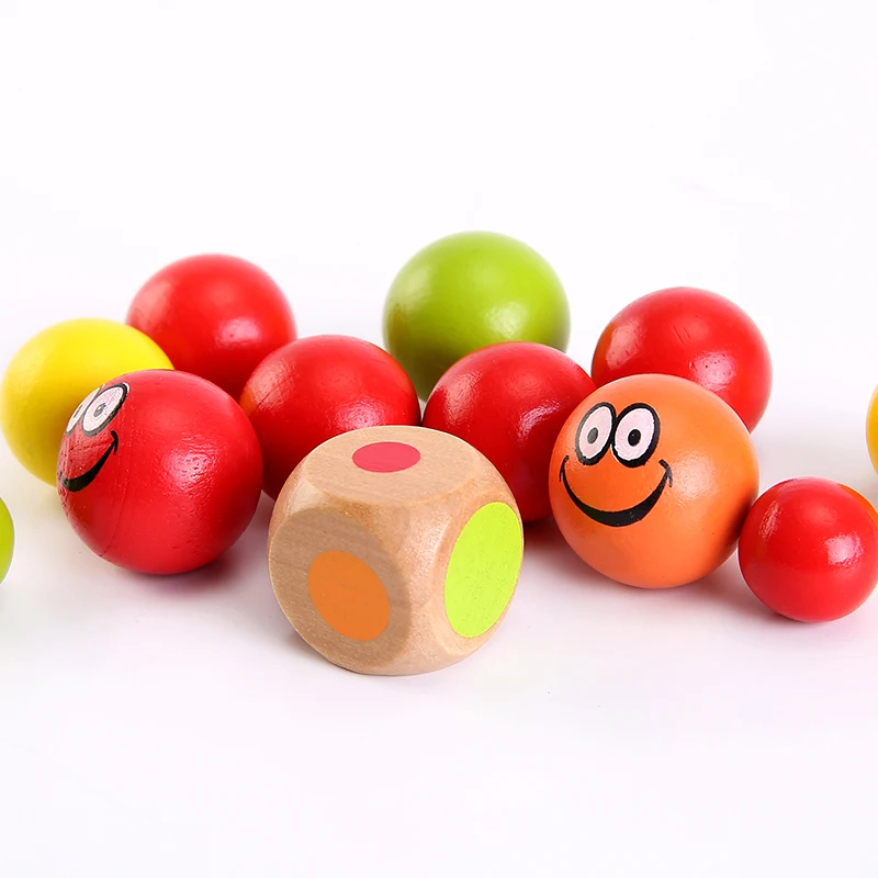 Montessori clip bead game intelligent toy interactive early educaation for children no hourglass |