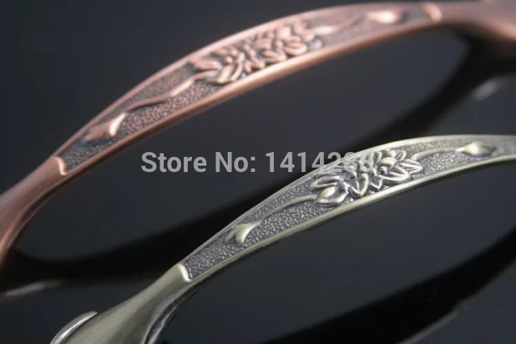 Европейский стиль медная ручка мебель кухонный шкаф ящик дверные ручки