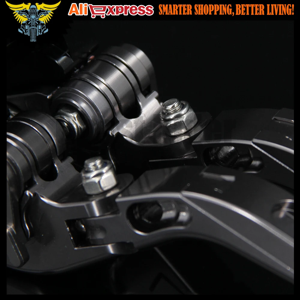

Full Titanium 8 Colors CNC Adjustable Folding Extendable Motorcycle Brake Clutch Levers For MOTO-GUZZI ELDORADO 2015 2016