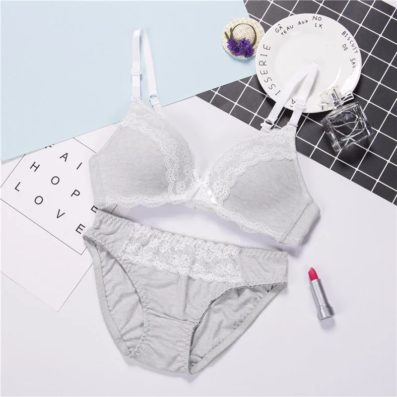 Бюстгальтер без стальных тонких секций для девочек сексуальный кружевной