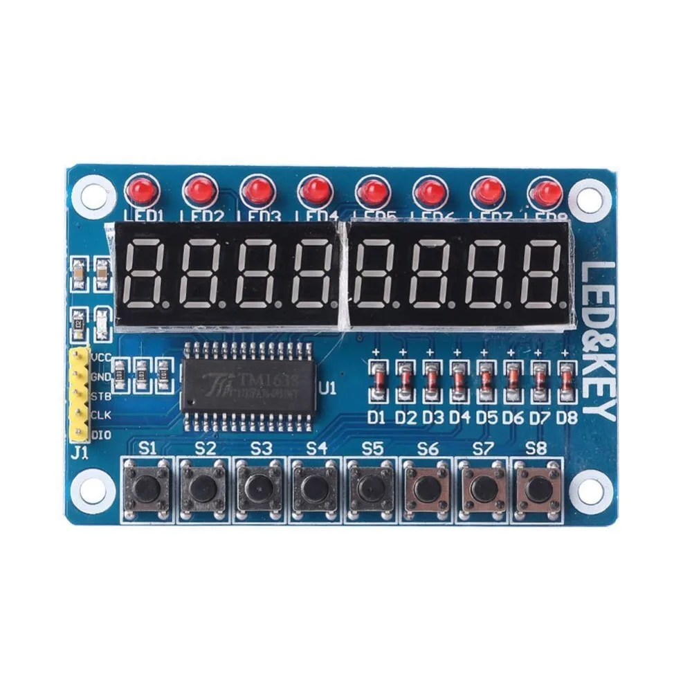 ShenzhenMaker ключ дисплей для AVR Новый 8 битный цифровой светодиодный модуль трубки