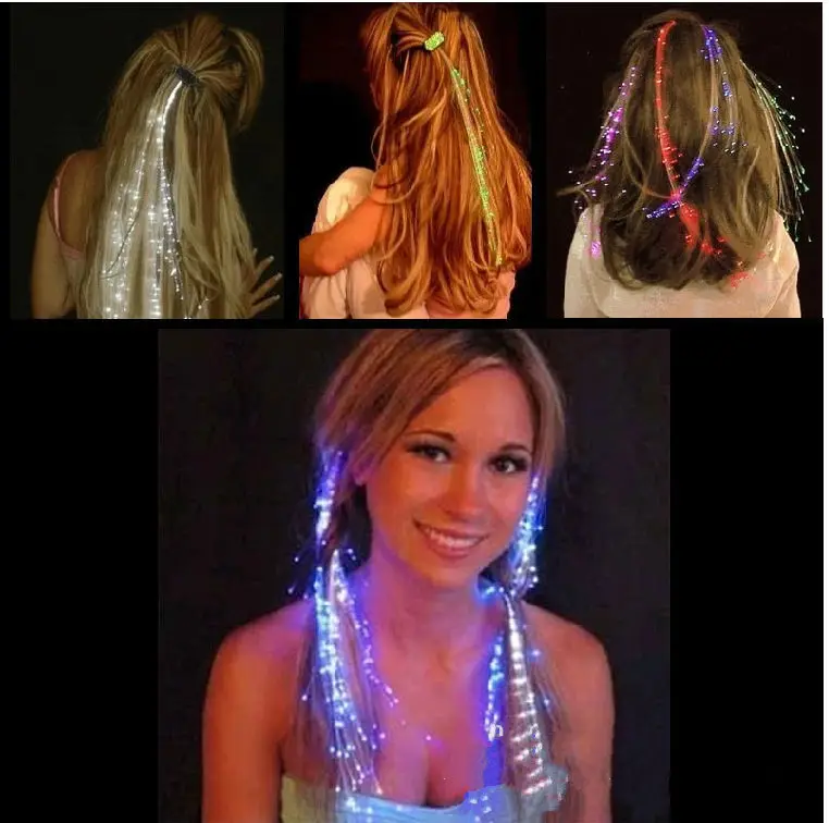 3 шт. мерцание мигание заколка для волос вспышка светодиодсветодиодный коса шоу