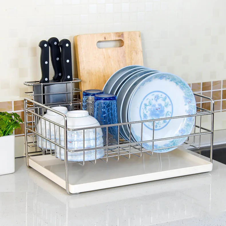 Пространства Однослойная со сушилкой для посуды Нержавеющая сталь
