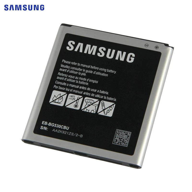 Оригинальная батарея samsung EB-BG530BBC EB-BG530CBE EB-BG531BBE для samsung Galaxy G530 G530F G530FZ G530Y J J3 J320F 2600 мА-ч