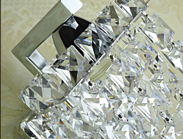 Классическая хрустальная люстра настенный светильник золотой кристаллический