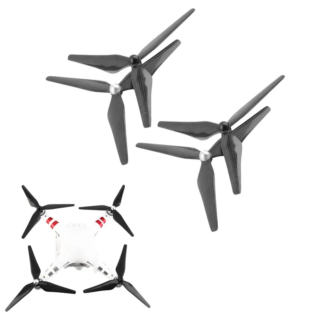 HIPERDEAL Phantom полностью пропеллеры из углеродного волокна 9450 самофиксирующийся складной пропеллер с низким уровнем шума для DJI Phantom 1 2 3