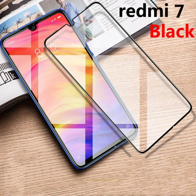 Защитная пленка для экрана для xiaomi redmi 7, закаленное стекло, xiaomi redmi y3, полное покрытие, полностью клеящаяся пленка mofi, ультратонкая Защитная пленка для redmi 7 - Цвет: redmi 7