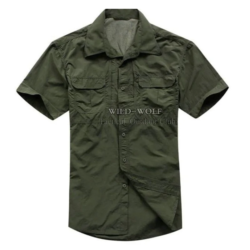 Мужская летняя футболка с коротким рукавом армейская тактическая дышащая