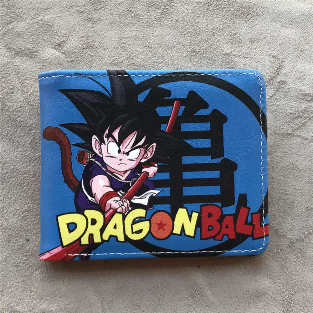 Аниме Dragon Ball z кошелек Goku короткий кошелек Dragon Ball Супер мультфильм кошелек молодой Кошелек для монет для мужчин и женщин кошелек