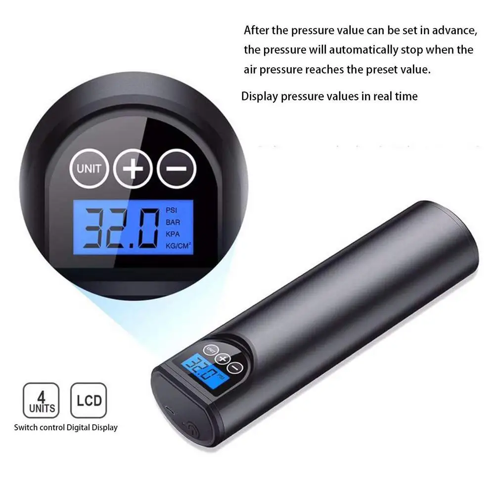 Воздушный компрессор Портативный мини воздушный насос умный беспроводной