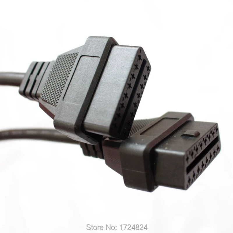 OBDII 1-2 ELM327 30 см 16 штырьковый штыревой разъем Y OBD2 контактный сплиттер ELM 327