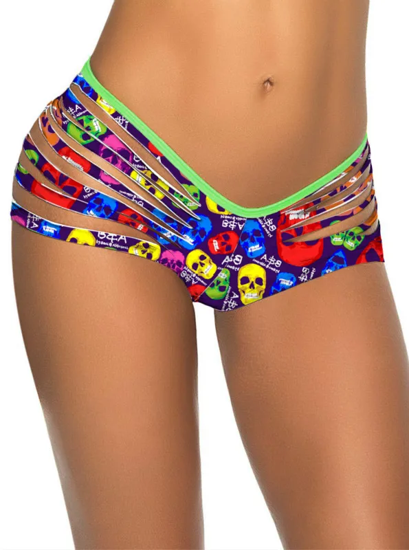 Карман для девочек 2017 Для женщин пикантные ремни полые Плавание Мужские Шорты