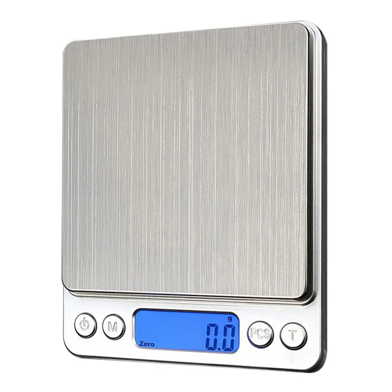1000g/ 0.1g LCD Digital Scales Electronic Stainless Steel Precision Jewelry Weighing Device with Backlight dropshipping | Инструменты